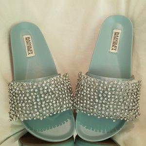 Badgley mischka Sandal Slides..
